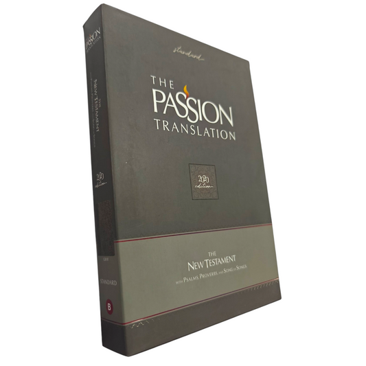 The Passion Translation New Testament (TPT), 2nd Edition, Purple Leathersoft – Includes Psalms, Proverbs, and Song of Songs (ISBN 9781424561421)