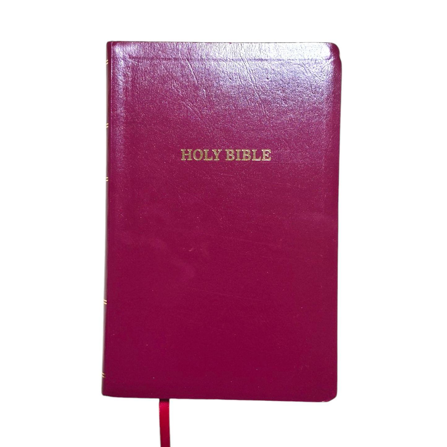 KJV Bible | Personal Size | Large Print Edition | Reference Bible | Black & Meroon | New Edition