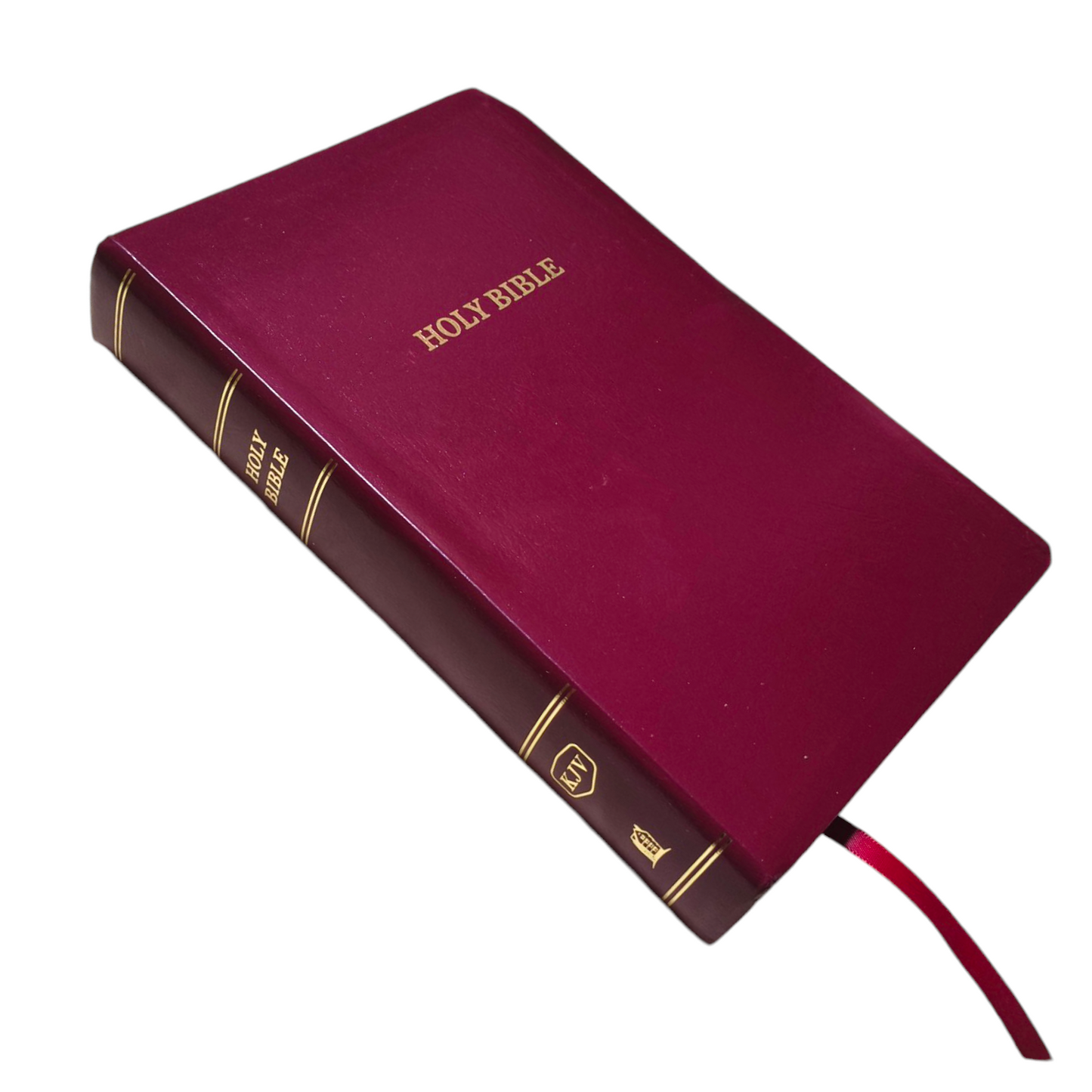 KJV Bible | Personal Size | Large Print Edition | Reference Bible | Black & Meroon | New Edition