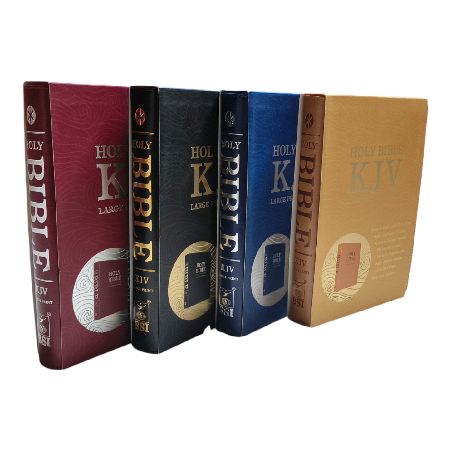 KJV Large Print Edition | Golden Edge Bible | Large Print | In Multiple Color | Pack Of 1