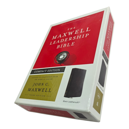 The Maxwell Leadership Bible, Compact Edition – NKJV, Hardcover, Leadership Lessons from John C. Maxwell, Red Letter Edition – ISBN 9780785241867