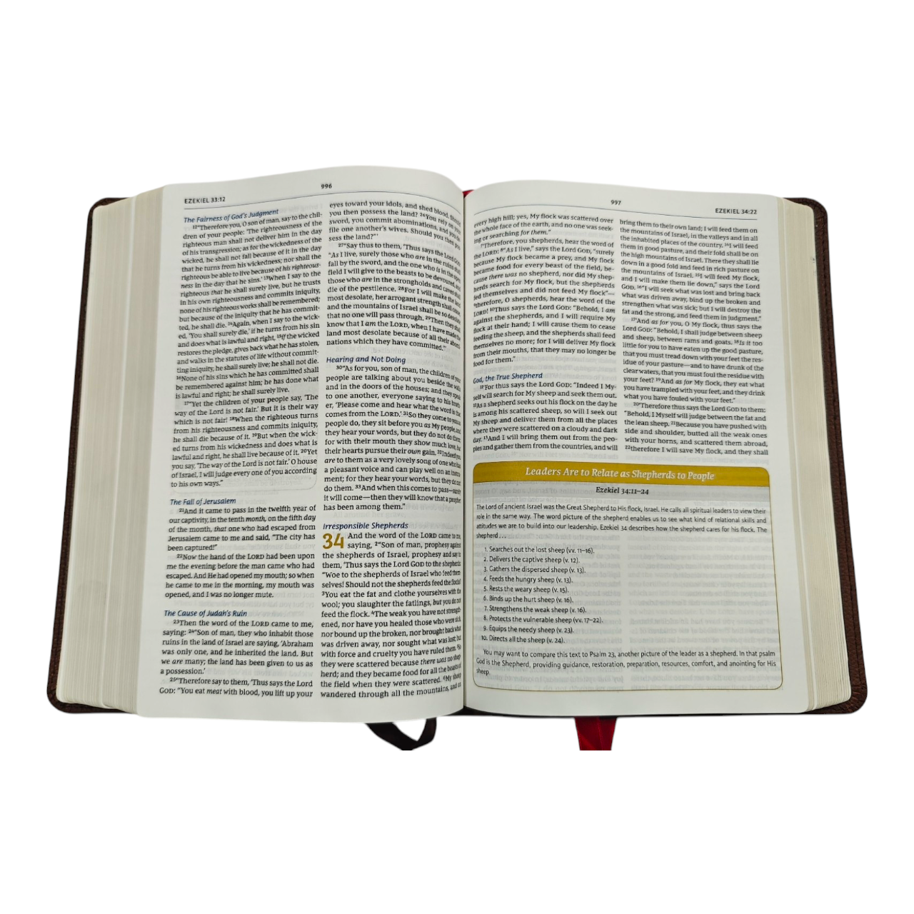 The Maxwell Leadership Bible, NKJV - Hardcover, Updated Edition, With Leadership Lessons from John C. Maxwell – ISBN 9780785218654