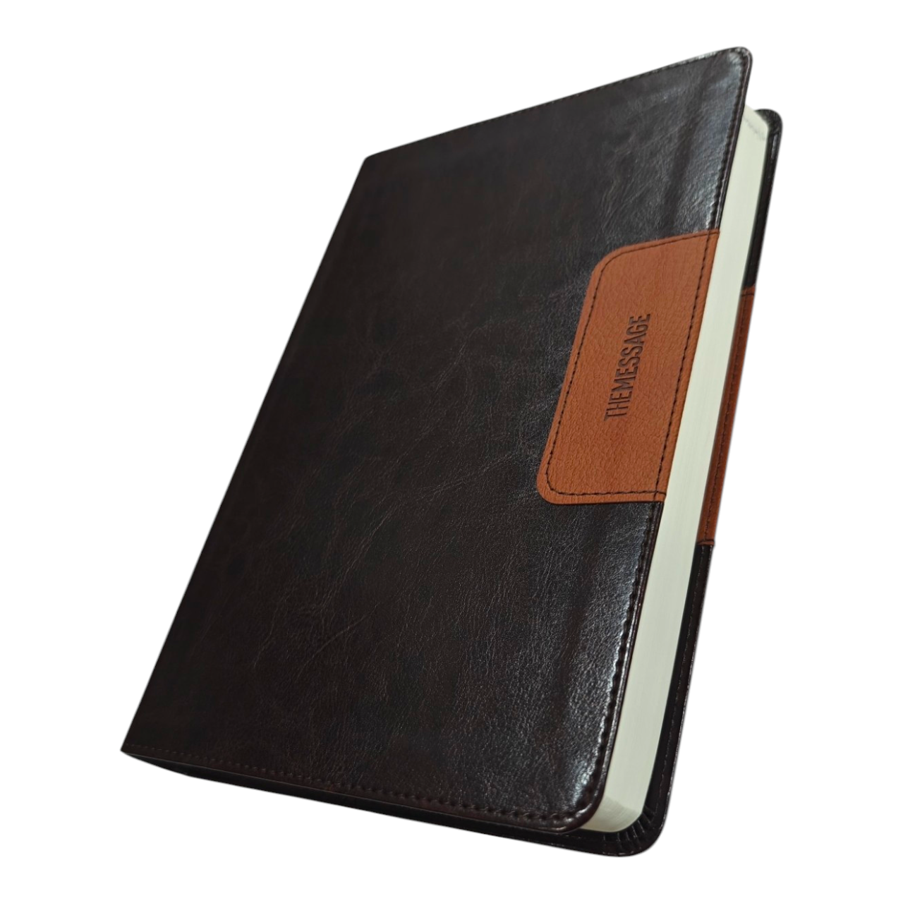 The Message Bible – Contemporary Paraphrase, Compact Leathersoft, Portable & Readable Like a Novel, Perfect for New Believers & Devotions | ISBN 9781631464317