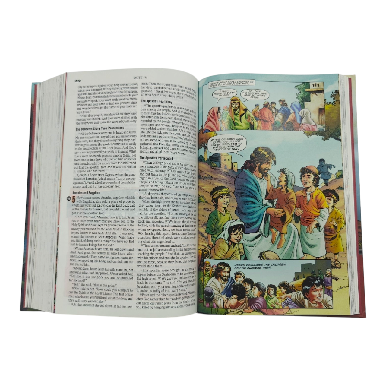 NIV, The Action Study Bible, Hardcover | Epic Comic-Book Style Illustrations by Sergio Cariello (ISBN 9780830772544)