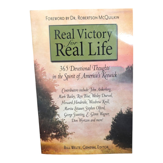 Real Victory Real Life | Daily Christian Devotional | Foreword by Dr. Robertson McQuilkin | English Christian Book
