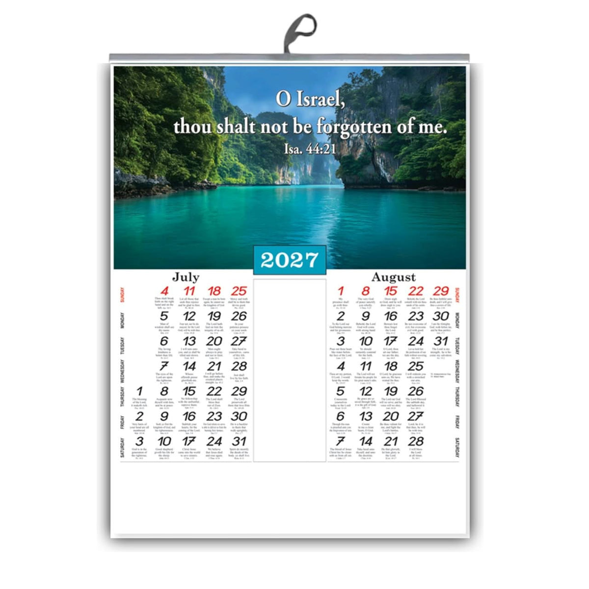 A Window to Wonder – 2027 Small English Scenery Calendar, 15 × 20