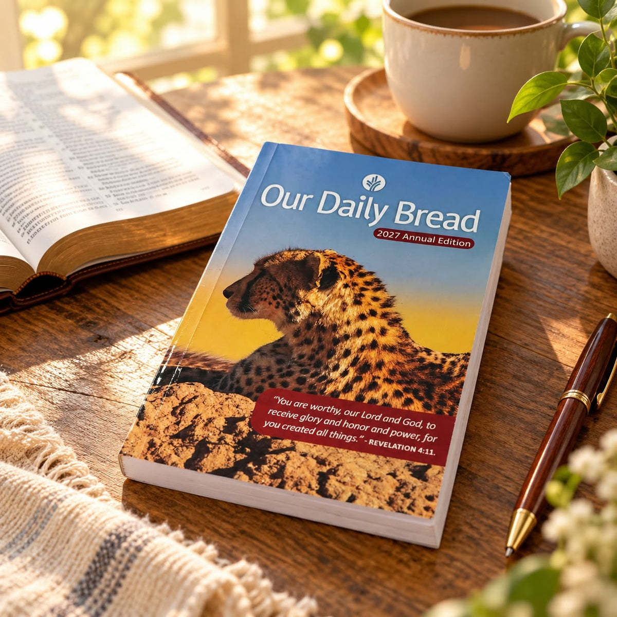 2027 Christian Gift Combo Set – 2 Hardcover Diaries + Our Daily Bread English Devotional