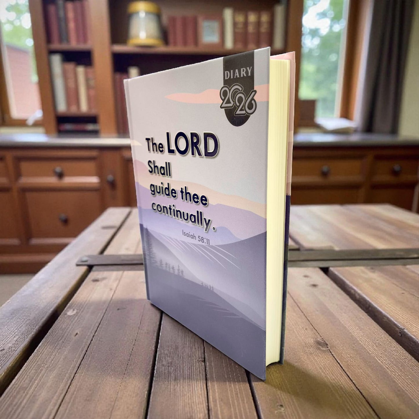 2026 Daily Bible Verse Diary (4-Pack Combo) – English Christian Planner & Journal with Daily Scripture – Beautifully Designed Inspirational New Year Gift Set