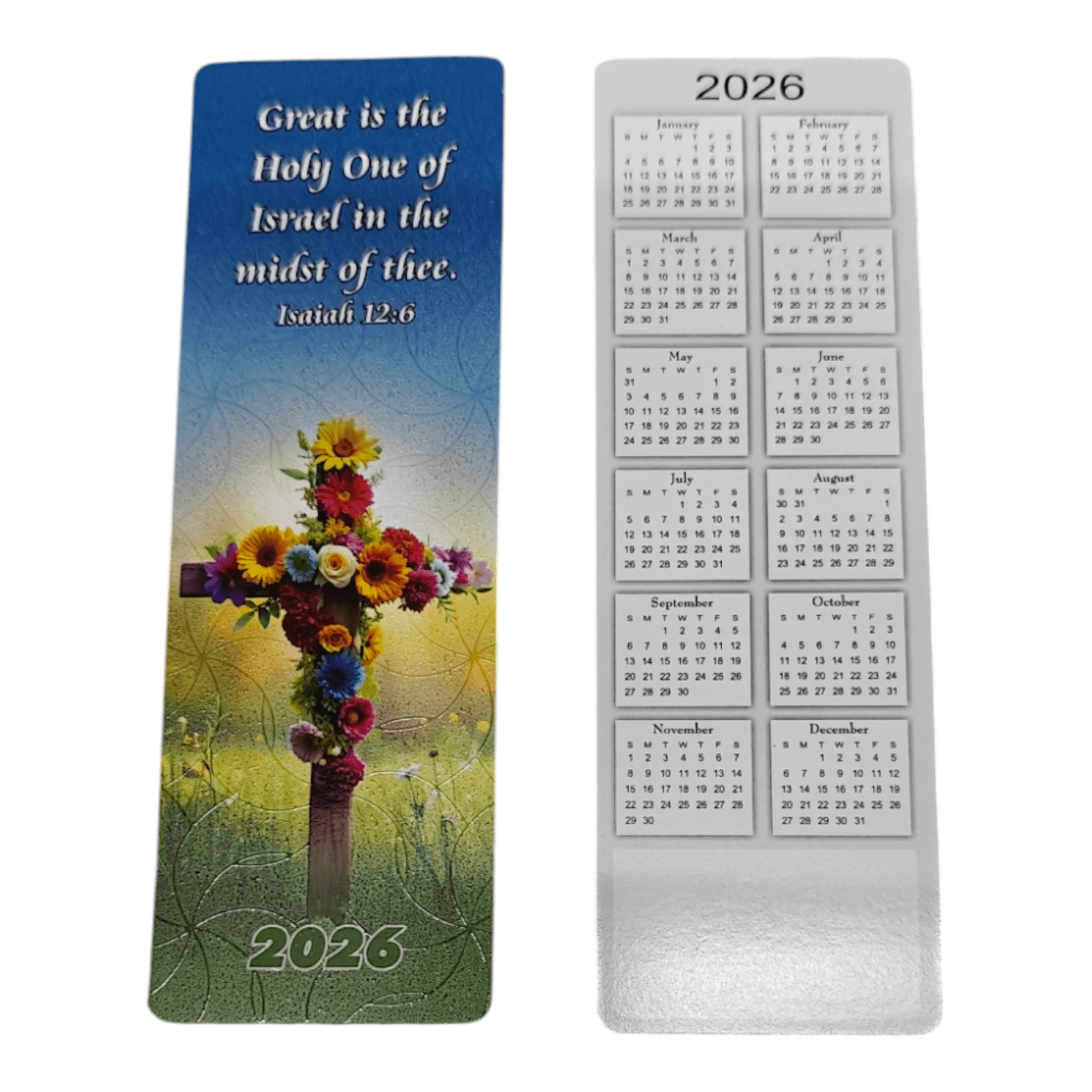 2026 Bilingual Bible Bookmarks (Hindi & English) – 100 Promise Verses – 300gsm Art Board – Spot-UV + Textured Drip-Off – Teflon-Coated Back