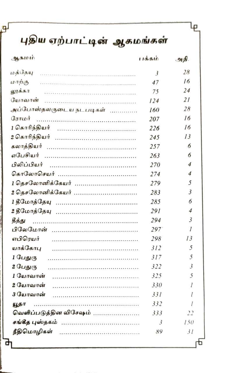 Tamil Bible New Testament with Psalms and Proverbs - BSI Edition, Paperback, 9788122134773