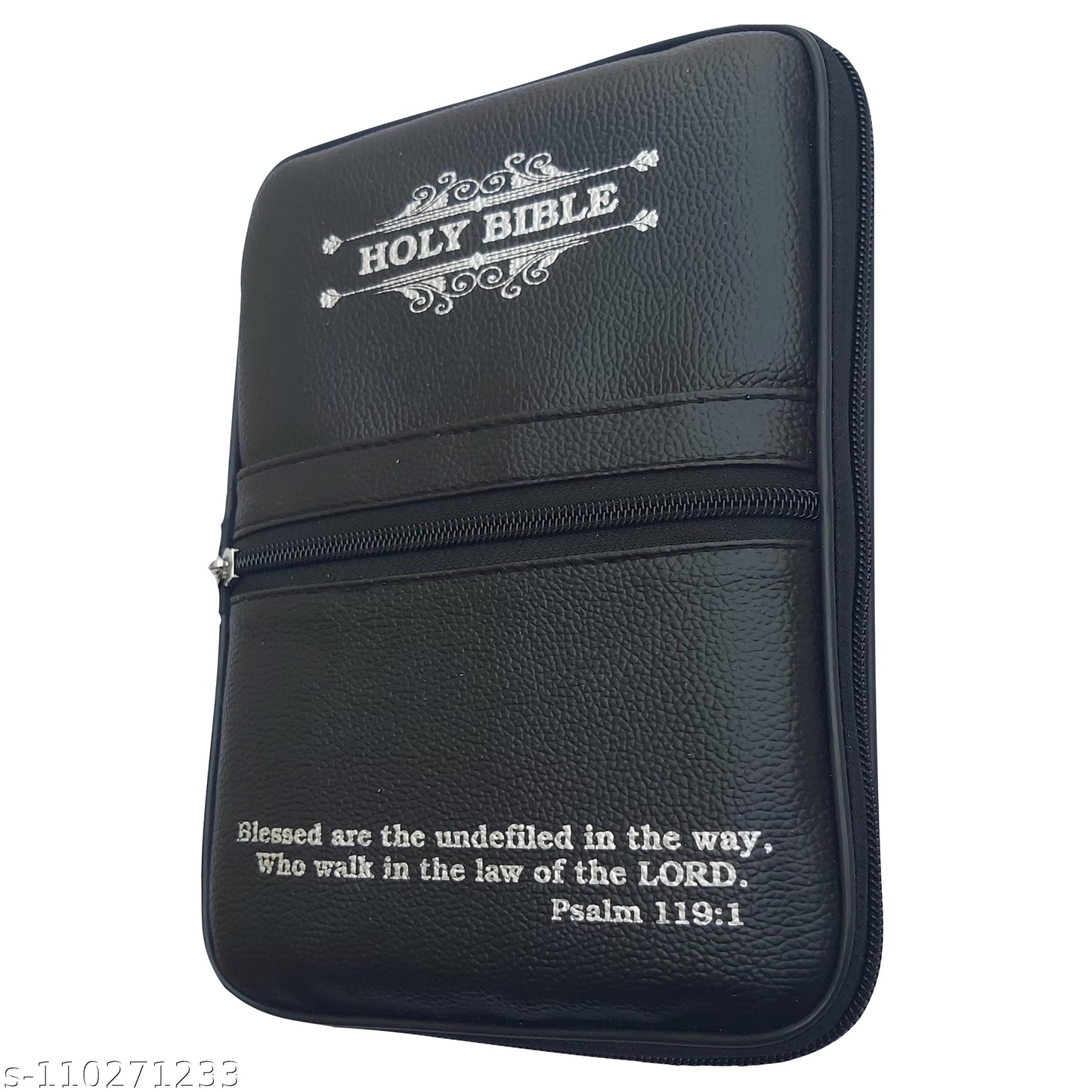 Hindi Bible with English Form Cover | Complete Old & New Testament | Strong Waterproof Zip Cover | Devnagri Script | Durable & Easy-to-Read Holy Bible