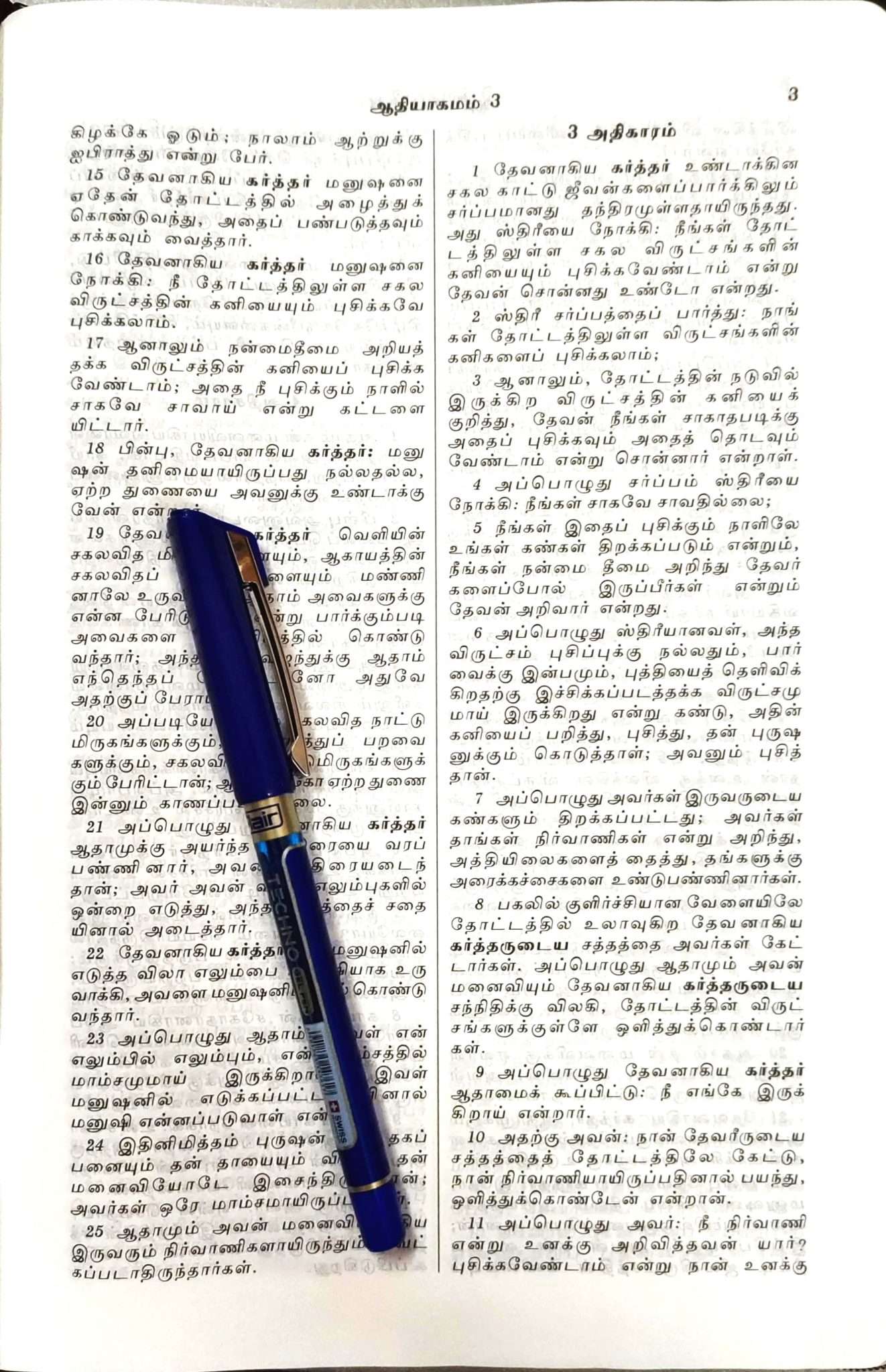 Korean Tamil Bible Large Print Edition: Burgundy Zip Cover, No Thumb Index (ISBN: 9788119796496)