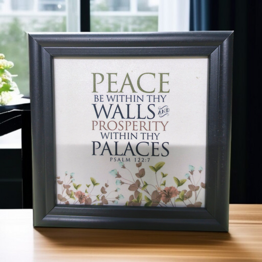 Bible Verse Frame Board | 5x5 Inch Size | High-Quality | Stand Frame's | Durable Design