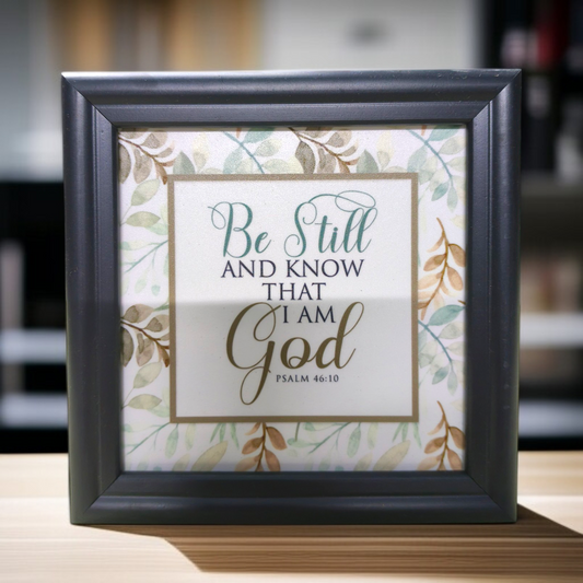 Hindi Bible Verse Frame Board | 5x5 Inch Size | High-Quality | Stand Frame's | Durable Design