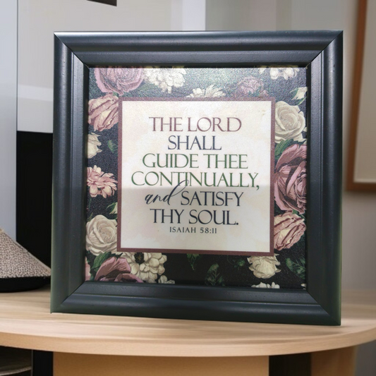 Bible Verse Frame Board | 5x5 Inch Size | High-Quality | Stand Frame's | Durable Design