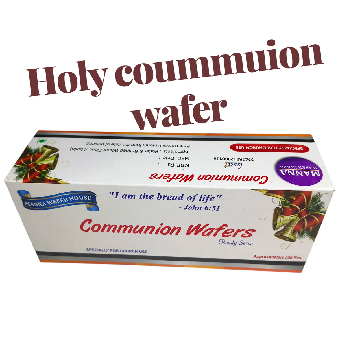 Marvello Grape Squash 750ml Bottle with 1 Holy Communion Wafer – Church Communion Offer