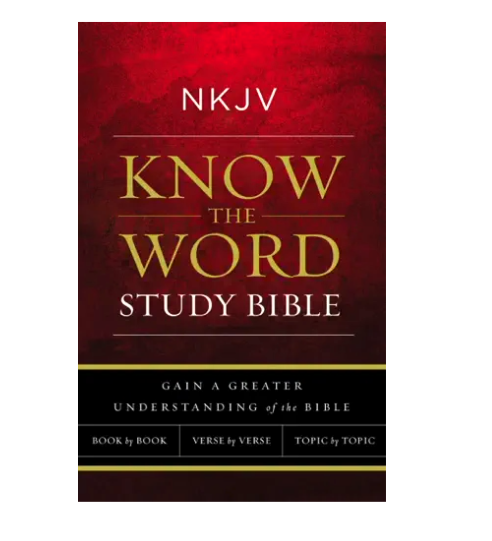 NKJV, Know The Word Study Bible | Hard Bound | Red Letter: Gain a greater understanding of the Bible | New Edition