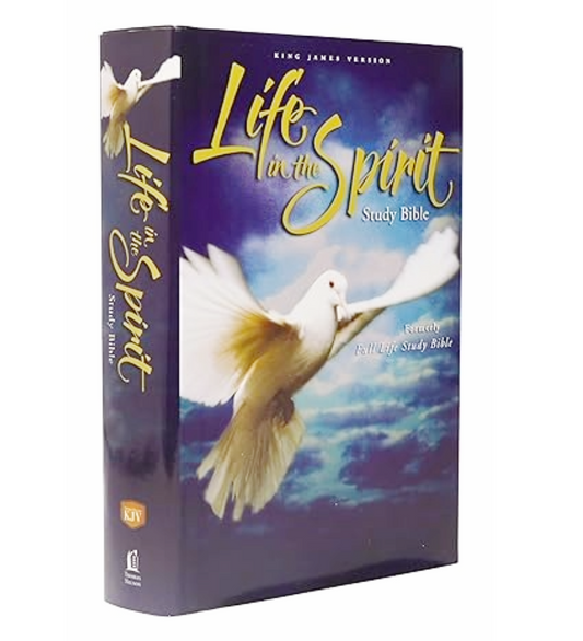 Life In The Spirit Study Bible | New Edition| KJV Version | Black Leather Imitation Cover |  Red Letter Edition: Formerly Full Life Study Bible