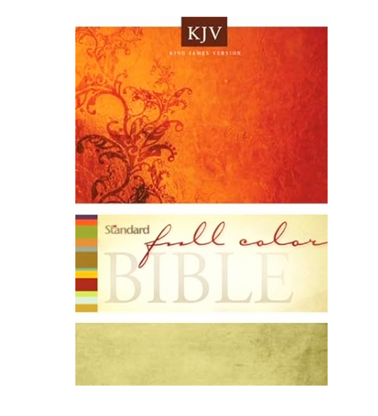 KJV Standard Full Color Bible | Study Bible | Hardcover | New Edition