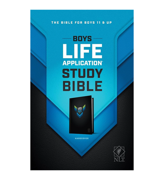 NLT Tyndale Boys Life Application Study Bible | Hard Bound Edition | Neon/Black NLT Study Bible for Boys | New Edition