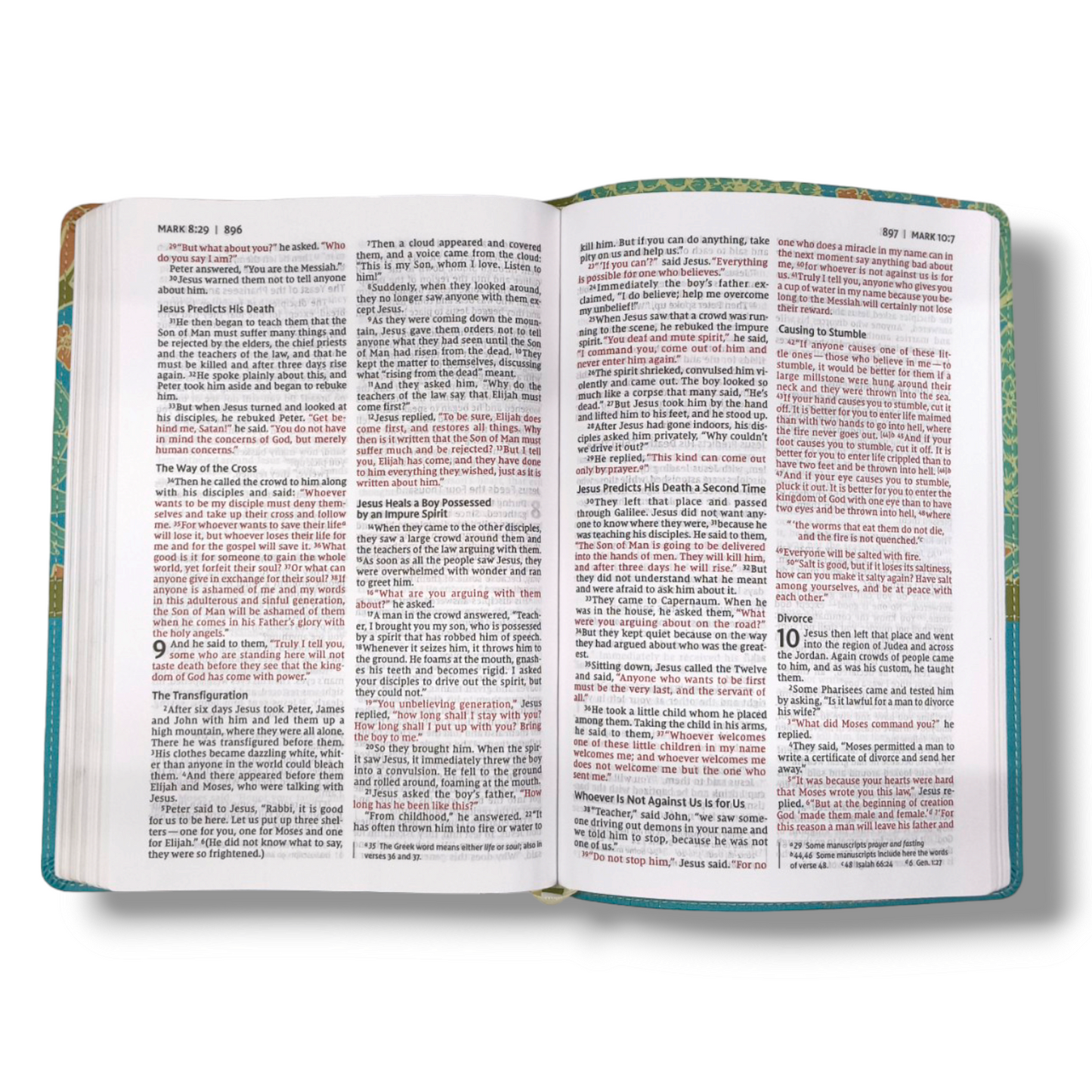 NIV Thinline Bible | Giant Print  | Thinline Giant Print | Imitation Leather | Red Letter Edition | New International Version | Turquoise | Leathersoft | New Edition