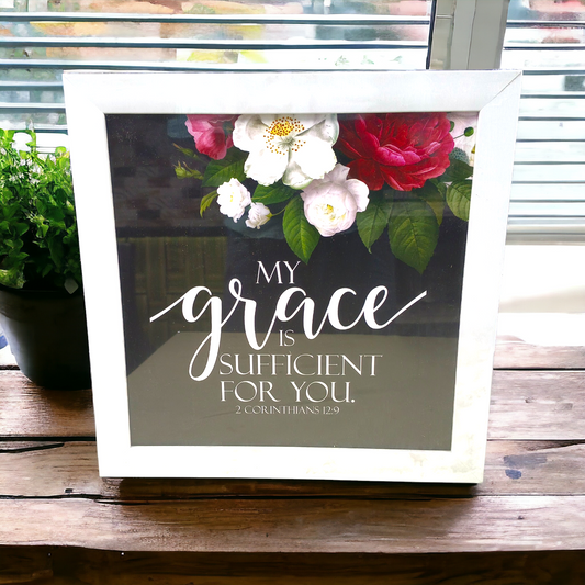 High Quality | Premium English Bible Verses Photo Frame | Hanging Frame | Best Gift For Home Decor | ( 2 Corinthians 12:2 )