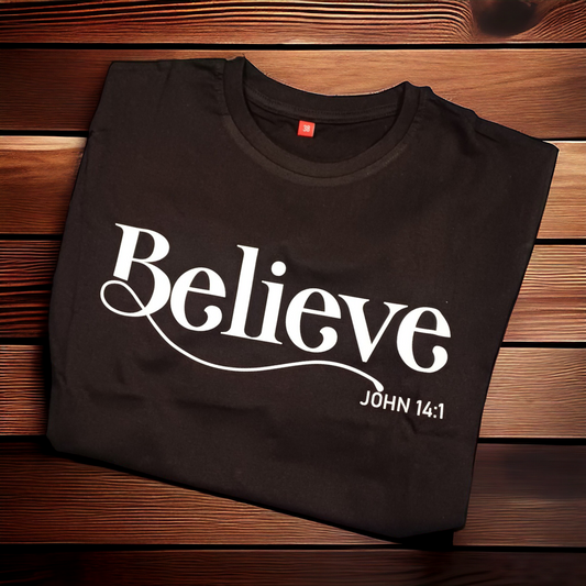 Bible Verses Printed T-Shirts | Pure Cotton | John 14:1 | In All Size & Color