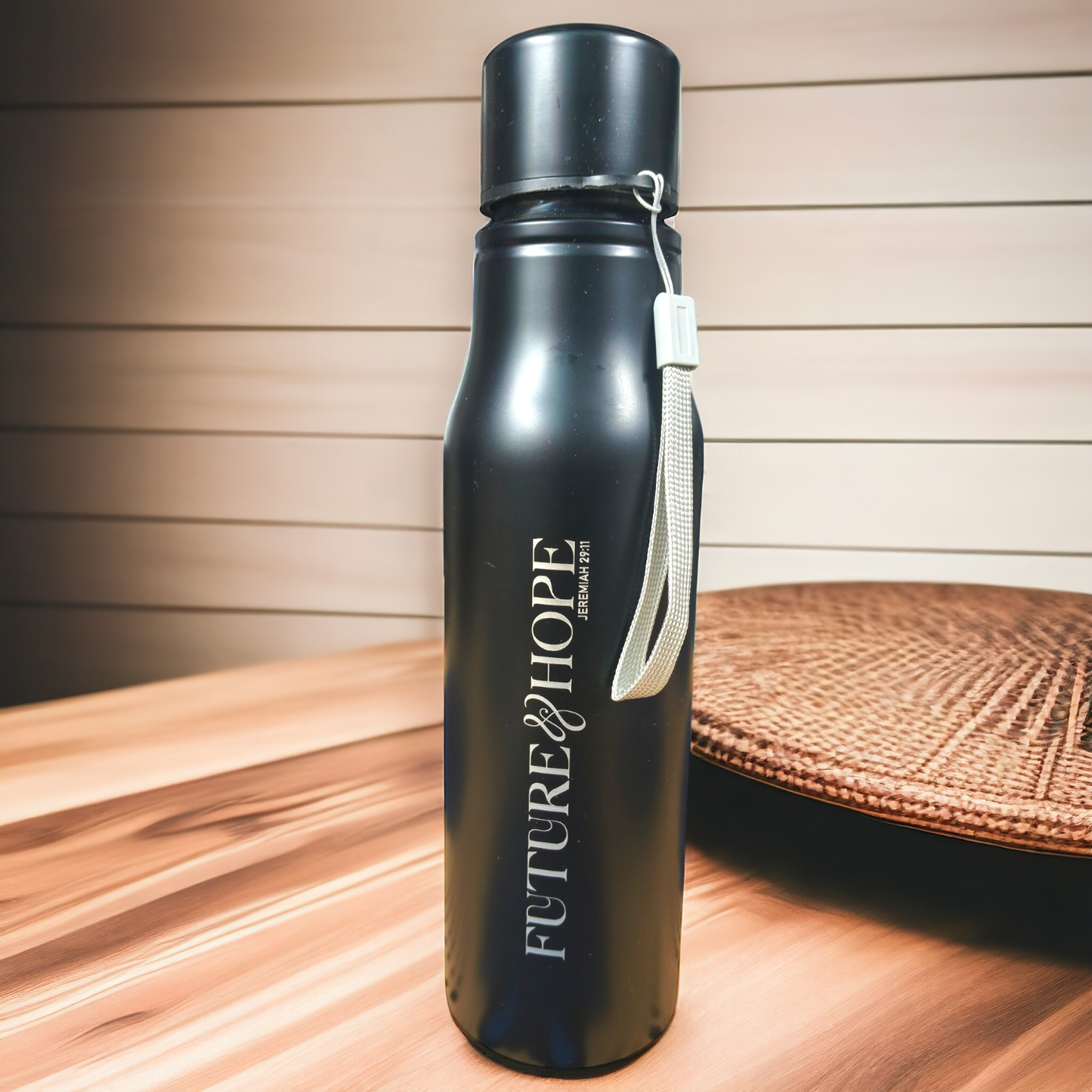 Premier Stainless Steel | Bible Verses Printed ( Future &  Hope Jeremiah 29:11 ) Water Bottle | 750 ml| Premier Kitchen | Pure Stel