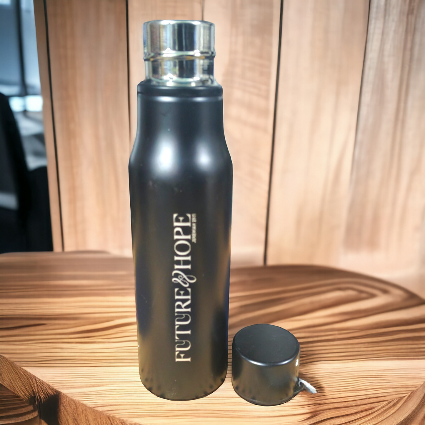 Premier Stainless Steel | Bible Verses Printed ( Future &  Hope Jeremiah 29:11 ) Water Bottle | 750 ml| Premier Kitchen | Pure Stel