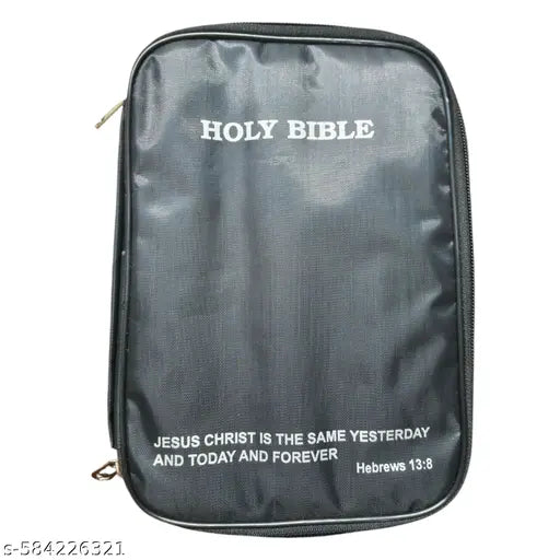 Waterproof Bible Cover with Inspirational Verse - Durable Protective Case