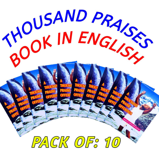 Thousand Praises Book Pack of : 10 Praises Book In English