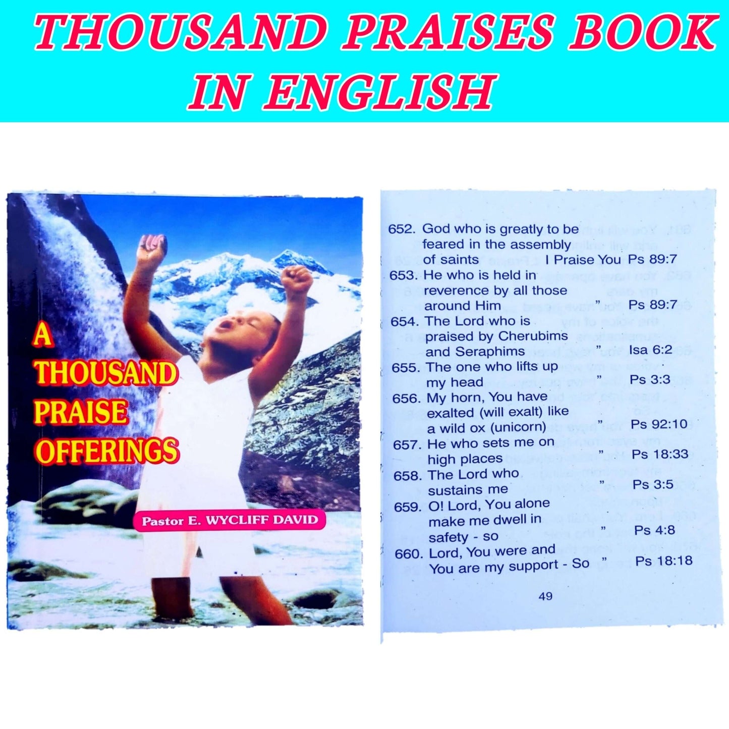 Thousand Praises Book Pack of : 10 Praises Book In English