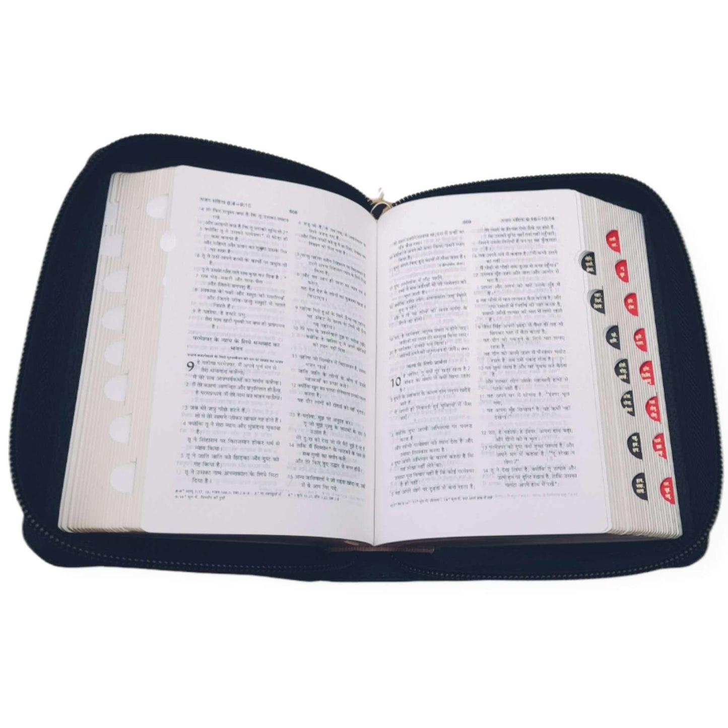 The Holy Hindi Pocket Bible Smaller Vinyl Ti Gilt Zip/Index Bsi Contains Old And New Testament