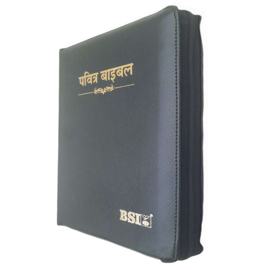 Holy Bible Hindi Index/Zip Missionary Regular Edition Vinyl , 2022 Hindi New Edition Bible