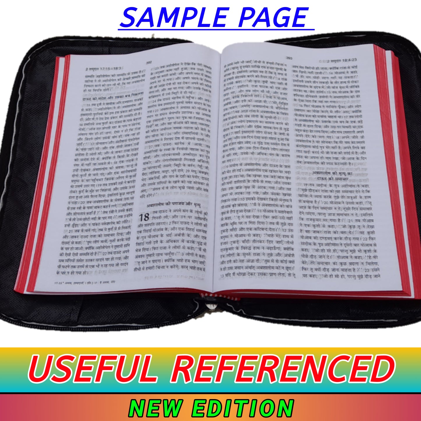 The Hindi Bible With Bible Cover