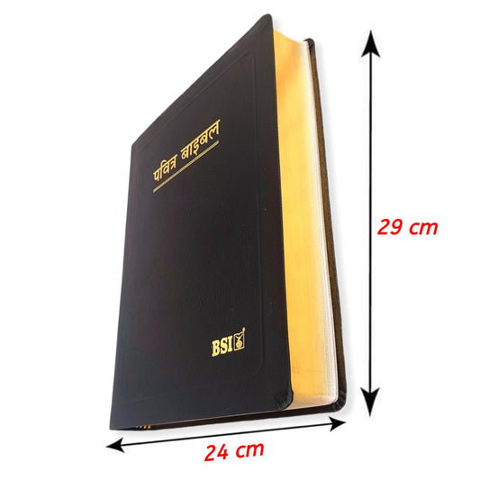 The Holy Pulpit Bible | Big Letter Bible | Golden Edge Bible | In Hindi Leather Cover | New Edition