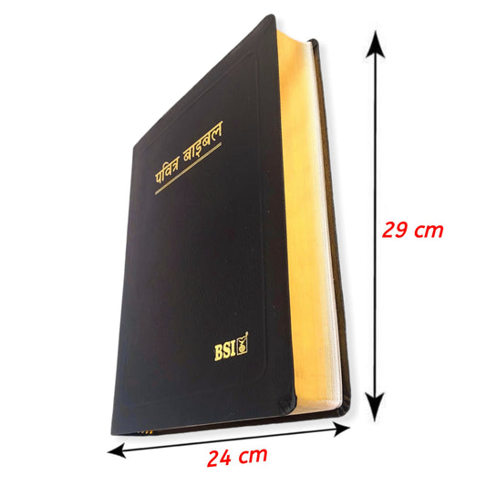 The Holy Pulpit Big Letter Golden Edge Bible Hindi Leather Cover