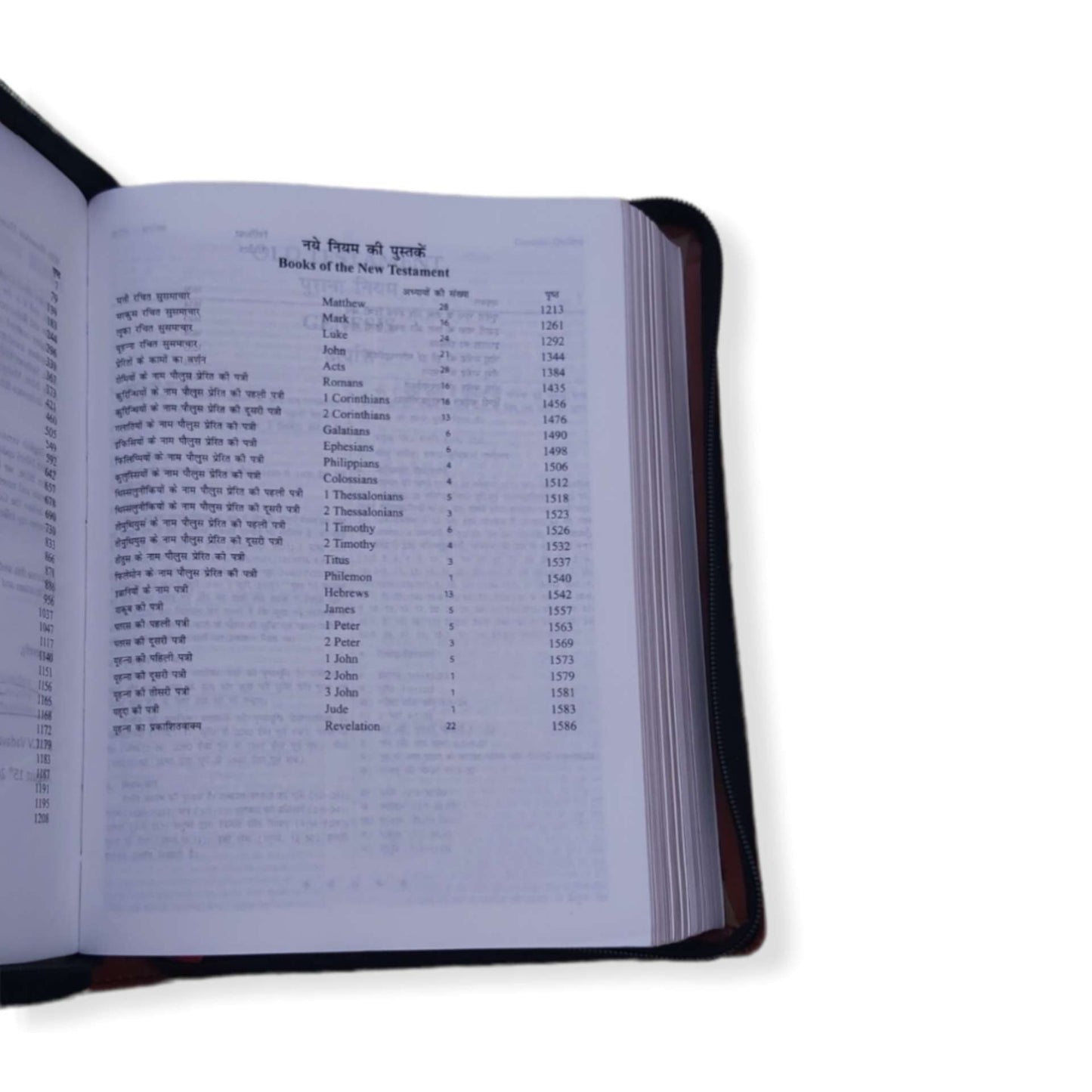 The Holy English & Hindi Sathyam Bilingual Bible , Black Clour