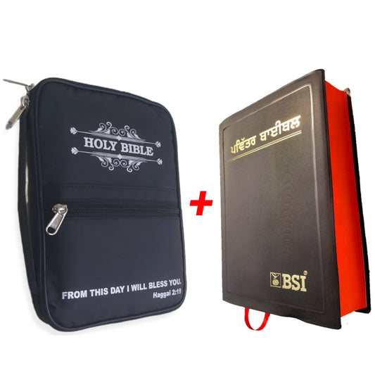 The Holy Bible In Punjabi With Bible Cover Combo Offer