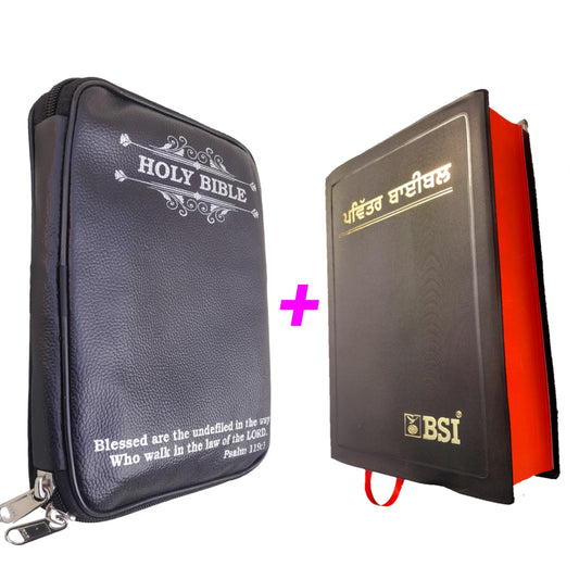 The Holy Punjabi Bible With Rexine Cover Combo Offer