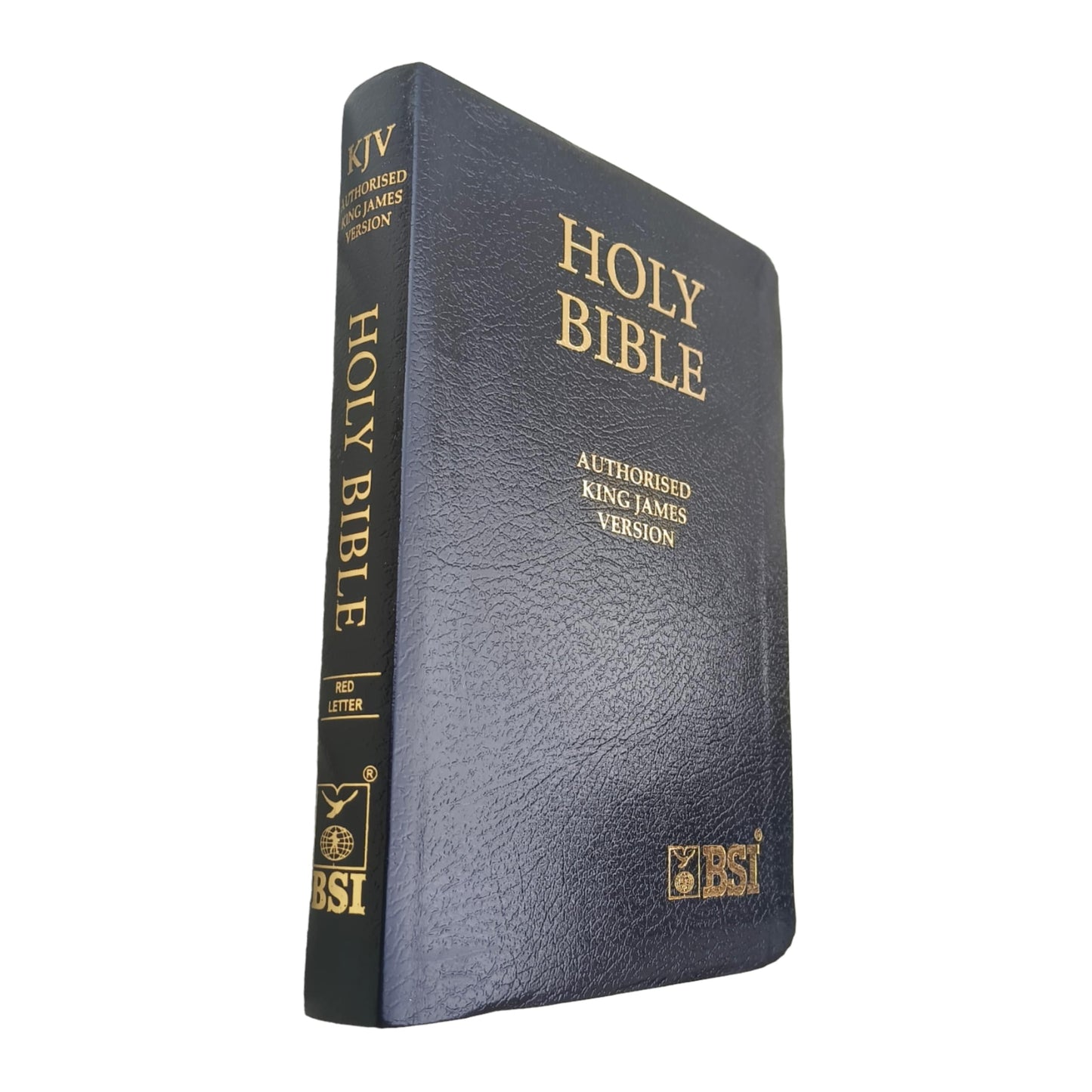 KJV Red Letter Edition Bible Black Leather Golden Edge
