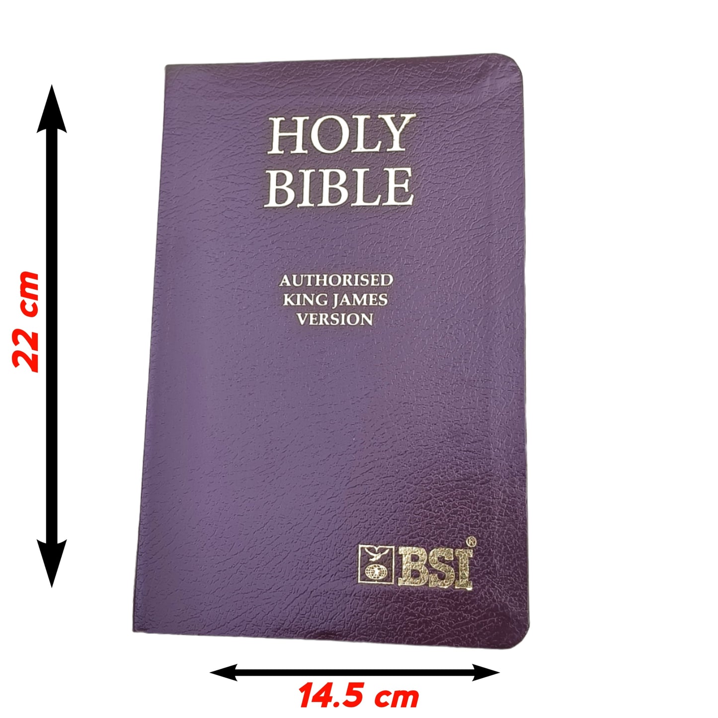 KJV Red Letter Edition Bible Brown Leather Golden Edge
