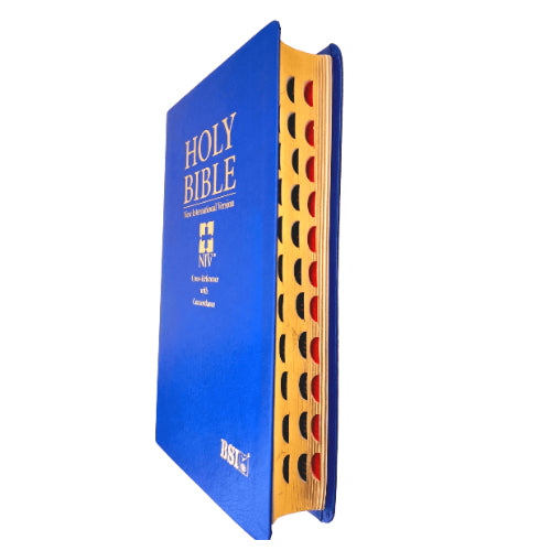NIV Cross Reference With Concordance Bible | Red Letter Bible | NIV Bible Burgandy – AMITY Bible | English Bible