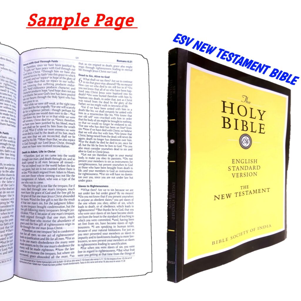 The Holy ESV New Testament Bible